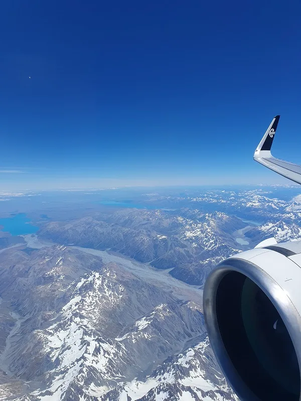 Anflug auf Neuseeland