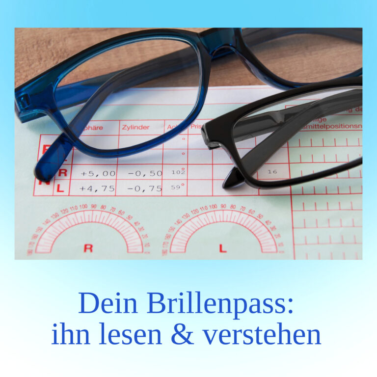 Brillenpass lesen und verstehen